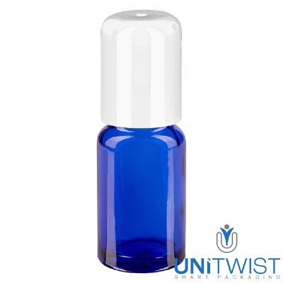 Bild 5ml Roll-On Flasche weiss STD BlueLine UT18/5