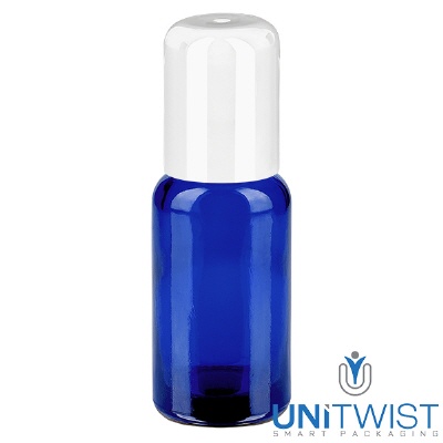 Bild 20ml Roll-On Flasche weiss STD BlueLine UT18/20