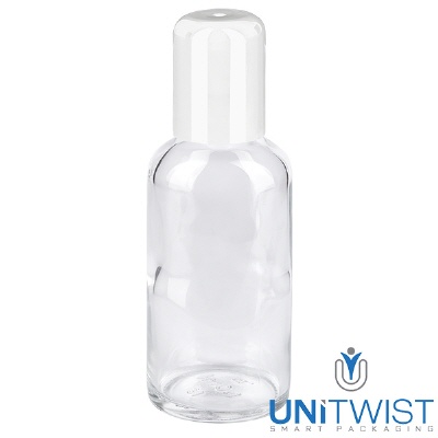 Bild 50ml Roll-On Flasche weiss STD ClearLine UT18/50