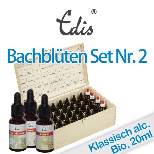 Bio Bachblüten Set Nr.2 klassisch alc. (20ml)